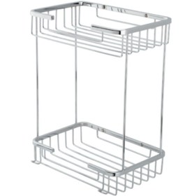 Resim Çelik Banyo Paslanmaz Pirinç Taci İkili Süngerlik 22x15cm 