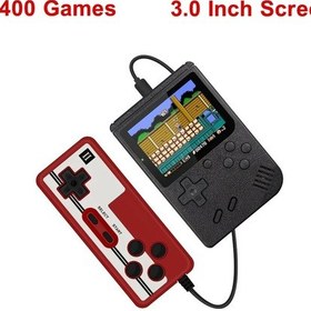 Resim Taşınabilir Retro Mini Video Oyunu Konsolu 8 Bit Elde Taşınabilir Oyun Oyuncu 3.0black Withgamepad 