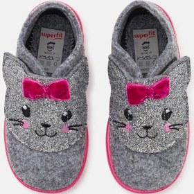 Resim Superfit Anatomik Taban Kız Çocuk Keçe Panduf Gri 
