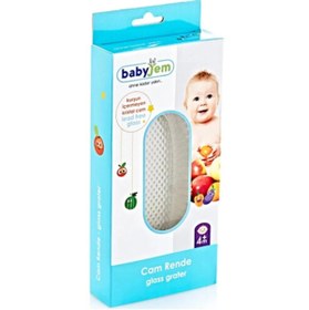 Resim Babyjem Cam Rende + Dökülmeyen Tabak Mavi + Mama Kaşık Çatal Takımı Mavi 