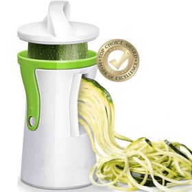 Resim Spiral Sebze Doğrayıcı - Elde Tutulabilir, Kablosuz ve Dayanıklı, Kabak Eriştesi ve Daha Fazlası İçin 