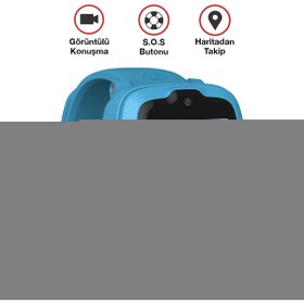 Resim Wiky Watch 4 Plus Mavi Akıllı Çocuk Saati 