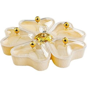 Resim Suntek Bölünmüş Servis Tepsisi Snack Tepsisi Çerezler Için 