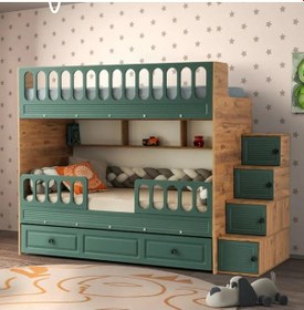 Resim Aras Mdf Çelik Profilli Yavrulu Ranza Yc M2 