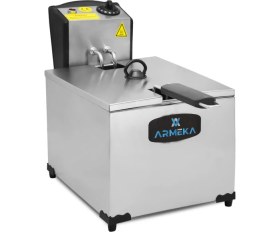 Resim 5 Litre Kapaklı Fritöz, Metalik Doku, Sağlıklı ve Pratik Kullanım 