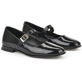 Resim Ziya, Kadın Hakiki Deri Babet 1531050z25100780k2 Siyah 1531050z25100780k2 000 Siyah 