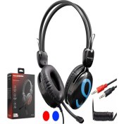 Resim Hadron HD1136 Kulaklık Mikrofonlu Pc Aux 3.5mm 