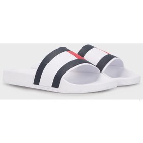 Resim Tommy Hilfiger Erkek Terlik FM0FM04236 YBR BEYAZ Beyaz 