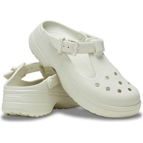Resim Crocs Classic Mary Jane Clog Kadın Terlik - Ekru 