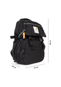 Resim Okula Dönüş Ve Keşfe Çıkış İçin Hazır: 15,6 İnç Laptop Uyumlu Sırt Çantası Siyah-1309 Siyah 