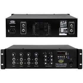 Resim markentegra Westsound Tks-2200 2x200 Watt 4 Kanal Stereo Mixer Anfi - Amfi 