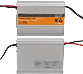 Resim 12V 10A Akıllı Hızlı Akü Şarj Cihazı, Analog Amper Göstergeli, 125x90x55mm 