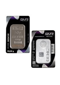 Resim E-gümüş 50gr. Külçe Gümüş 