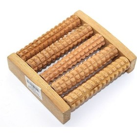 Resim Ahşap Ayak Masaj Aleti Beyaz 