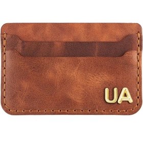Resim Twingold İsme Özel Yatay Kartlık - %100 Rainbow Deri - A011001 - Tobacco Tobacco 