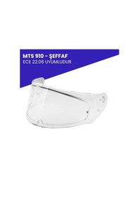 Resim Mts 910 Şeffaf Kask Camı 