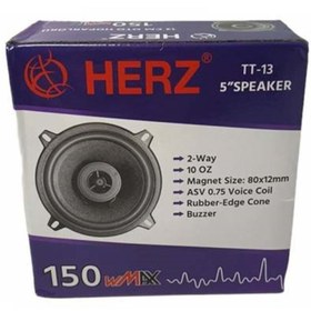 Resim Herz 5" 150 Wmax Wmax Tekli Oto Hoparlörü Tt-13 