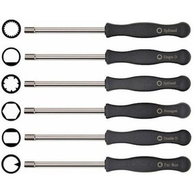 Resim Karburatör Tornavida Seti, Çim Biçme Makinesi, Çeşitli Dişli Karburatör Bakım Aletleri, 6 Parçalı Ayar Aletleri Seti 