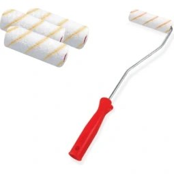 Resim A Design Parmak Rulo Takım (Rulo Sapı + 3 Adet Rulo Ucu 10 Cm'lik) 