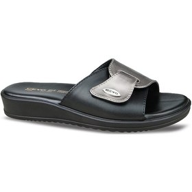 Resim Ceyo Kadın Terlik 9984-7 Siyah 