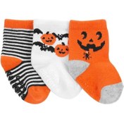 Resim Carter's Carters Çocuk Halloween Temalı 3'lü Çorap Set 
