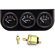 Resim Shineyee Araç Motor Veri Monitörü - Voltaj, Su Sıcaklığı Ve Yağ Basınç Göstergesi, 12v Universal 