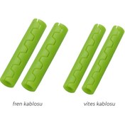 Resim Brakco Bisiklet Kablo Koruma - Mbp-49/50, 4'lü Set, Yeşil 