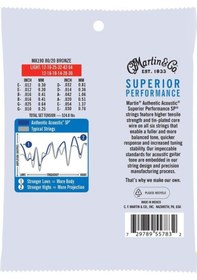 Resim Martin Co Ma190 Sp 80/20 Bronze 12-telli Akustik Gitar Teli Light 12-54 