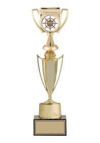 Resim Odak Kupa - Figürlü Kupalar - Kupa Figürlü Kupalar Fg-040 B - 40 Cm Altın - Beyaz 