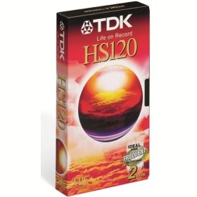 Resim TDK VHS HS120 Kaset 