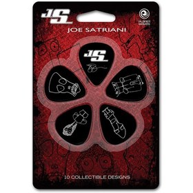 Resim Planetwaves 1cbk4-10js Pena Joe Satrıanı 10 Adet Medium Siyah Joe 
