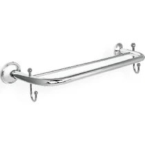Resim Çelik Banyo Ikılı Uzun Havluluk Kancalı 50 Cm 