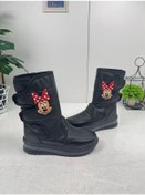 Resim Nstil Alves Unisex Kadın - Erkek - Çocuk Kar Botu İçi Kürklü Cırt Cırtlı Kaymaz Taban Ayakkabı 802 Mınnıe Mouse 