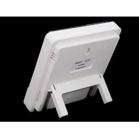 Resim What For Büro Ev Ofis Hediyesi İçin Dijital Isı Nem Ölçer Termometre Higrometre Saat 