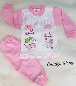 Resim Candysbebe Kız Bebek Pijama Takımı 