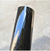 Resim Parlak Siyah-152x20cm-152 20/30/50cm Siyah Parlak Vinil Film Parlak Parlak Araba Sarma Folyo Etiket Hava Kabarcığı 