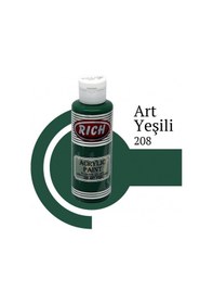 Resim Rich 120 Cc Akrilik Boya - Art Yeşili 208 