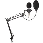 Resim Mena Rise BM800BT Kondanser Mikrofon Stand Filtre Ses Kartı 