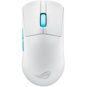 Resim ASUS ROG Harpe Ace Aim Lab Edition Kablosuz Beyaz Gaming Mouse (90MP02W0-BMUA10) 