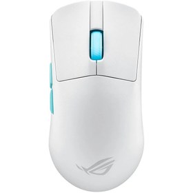Resim ASUS ROG Harpe Ace Aim Lab Edition Kablosuz Beyaz Gaming Mouse (90MP02W0-BMUA10) 