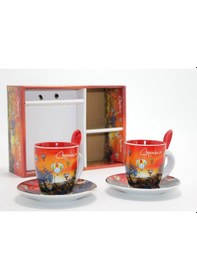 Resim River World İkili Fincan Seti Model C Çok Renkli 