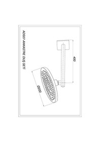 Resim Gpd Ankastre Duş Başlığı Ads07. 