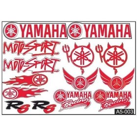 Resim A5 Sticker 003 Tek Paket Çoklu Sticker Çok Renkli 