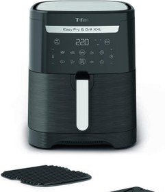 Resim TEFAL 2'si 1 Arada Fritöz & Izgara Yağsız Airfryer, Xxl 6.5 Litre Geniş Kapasite, Çift Bölme Aparatlı 