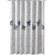 Resim Xinhang Modern Kelebek Banyo Perdesi Su Geçirmez Karikatürler Duş Perdeleri Kanca Küf Kanıtı Perdeleri Saydam Ev Kullanılan Dekor (180 cm * 180 Cm) (Yurt Dışından) 