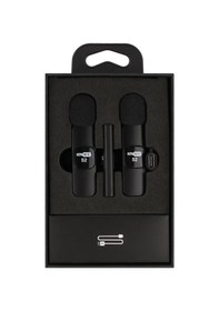 Resim Hepa Merz S2 İphone Ve Type C Uyumlu Kablosuz İkili Yaka Mikrofonu Youtube Facebook Tiktok Vlog 