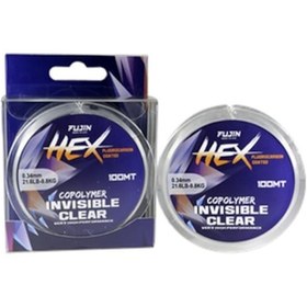 Resim Fujin Hex Sht Ultra Fc Kaplamalı 100mt Misina 0.400mm 0.400mm 