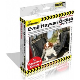 Resim Evcil Hayvan Örtüsü Üniversal Su Geçirmez Yıkanabilir Siyah 160x150 CM 