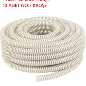 Resim TOPALAKTİCARET Klima Su Tahliye Drenaj Hortumu 5/8 Çapı - 25 Metre Hortum + Ek Birleştirme Parça 