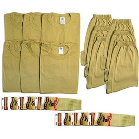 Resim Temel Askeri Malzeme Bedelli Acemi Asker Seti 6'lı Yeşil 